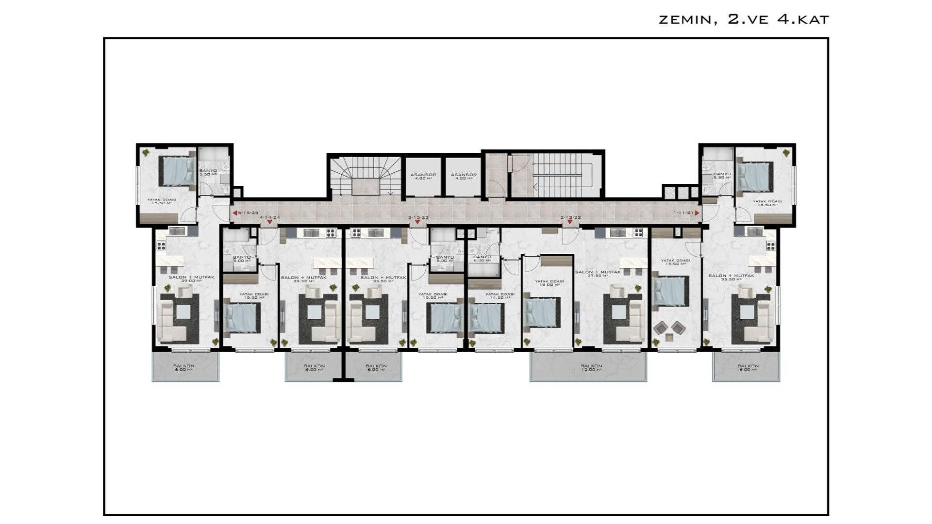 صورة مخطط الطابق 2 