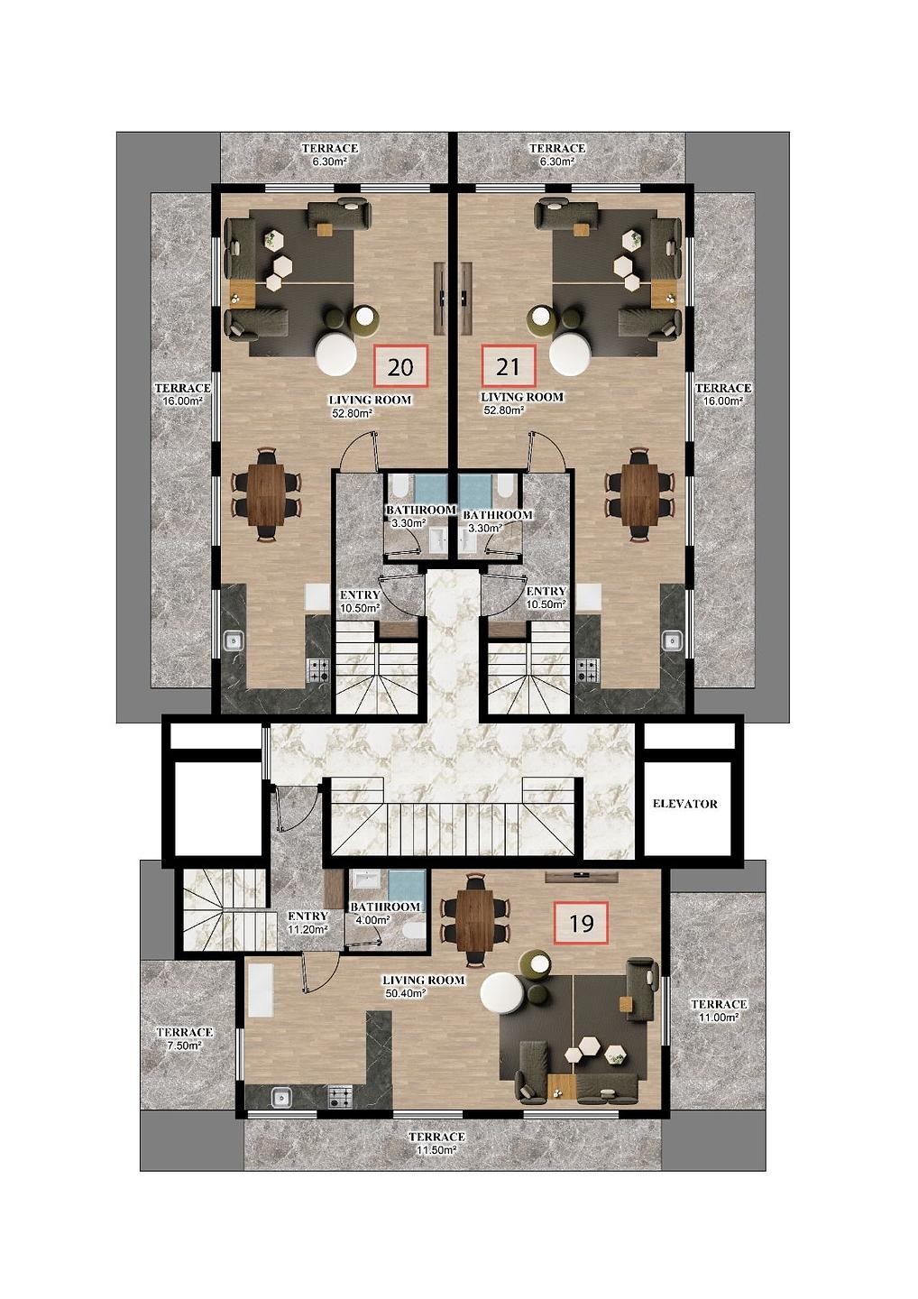 Image du plan d'étage 3