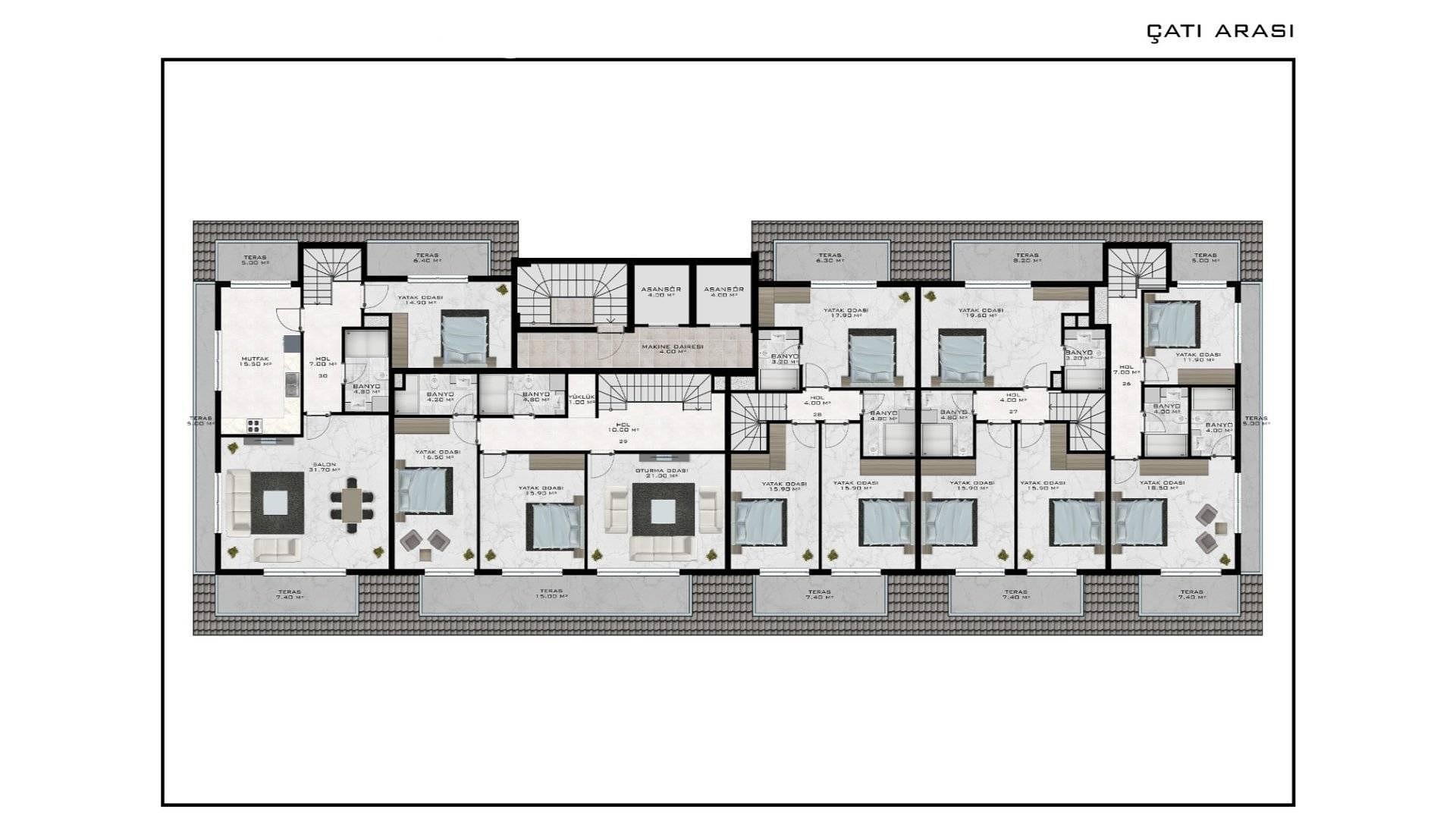 صورة مخطط الطابق 5 