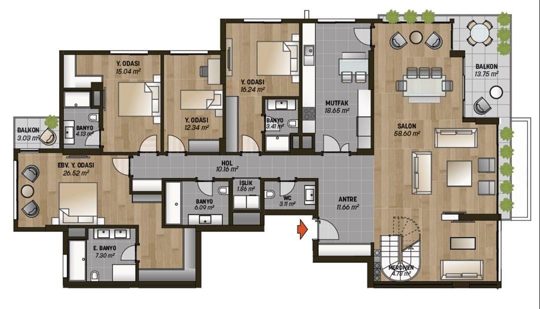 Grundrissdarstellung 16