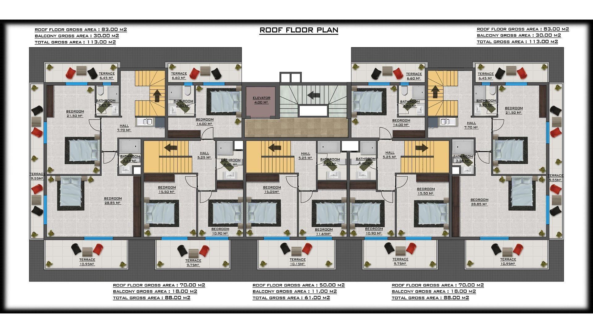 صورة مخطط الطابق 4 
