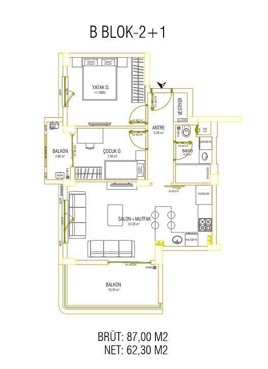 Imazhi i Planit të Katit 1