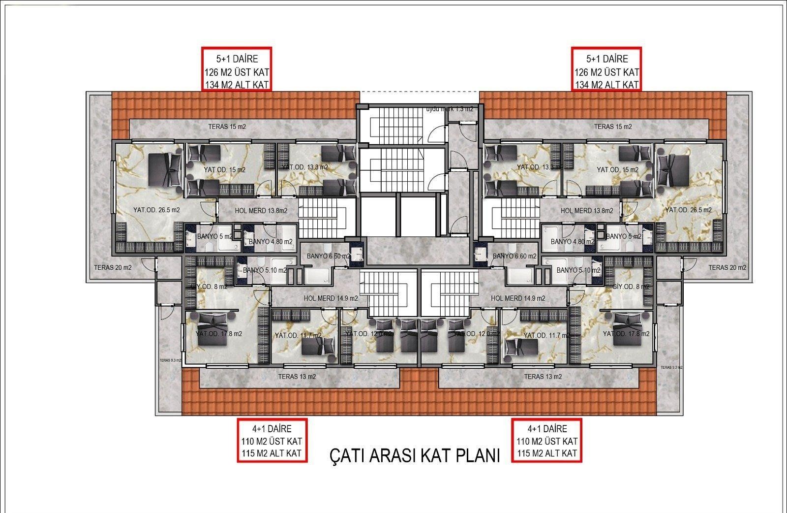 صورة مخطط الطابق 4 