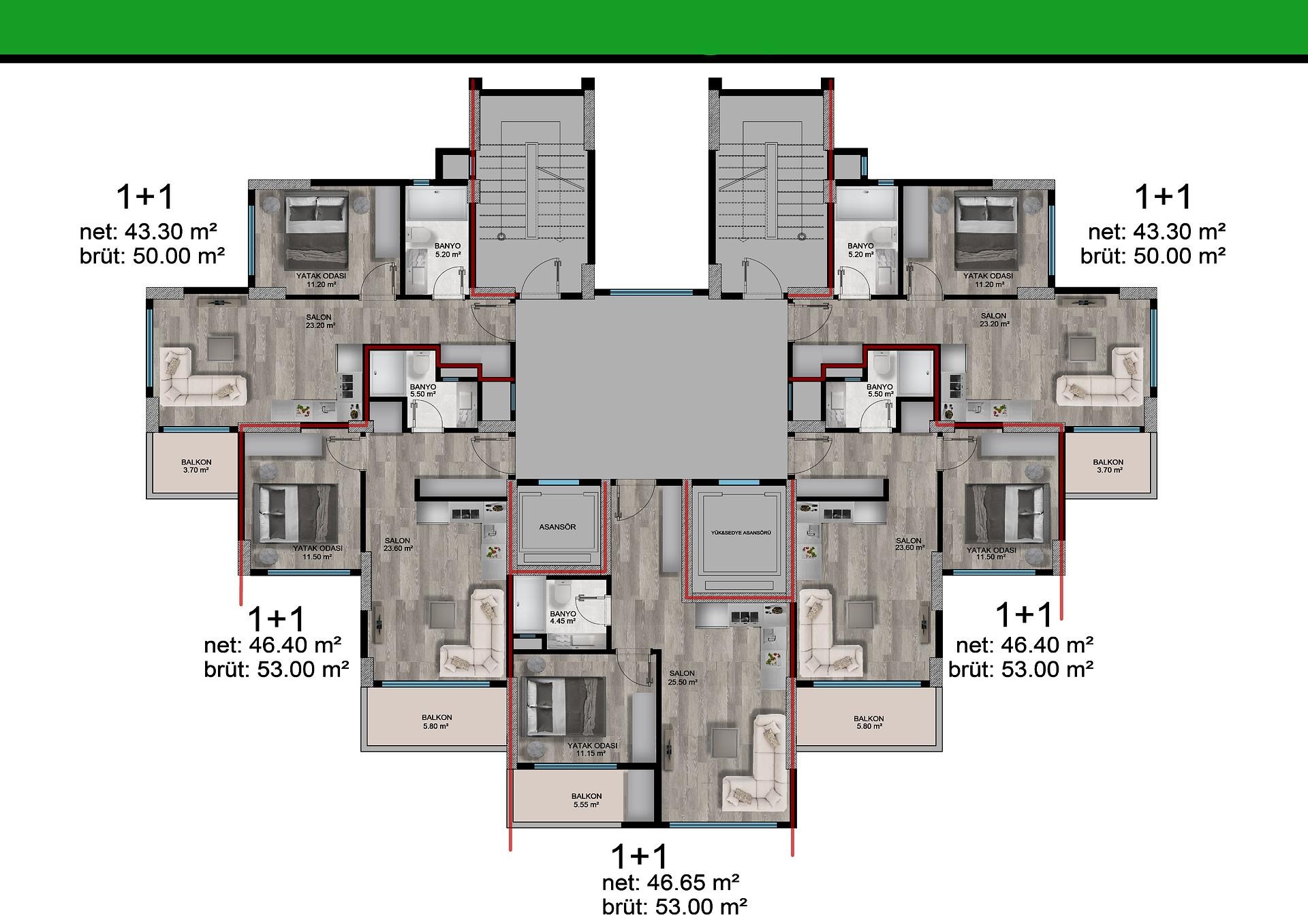 Grundrissdarstellung 5