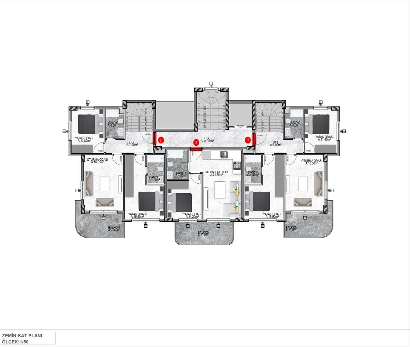 صورة مخطط الطابق 2 