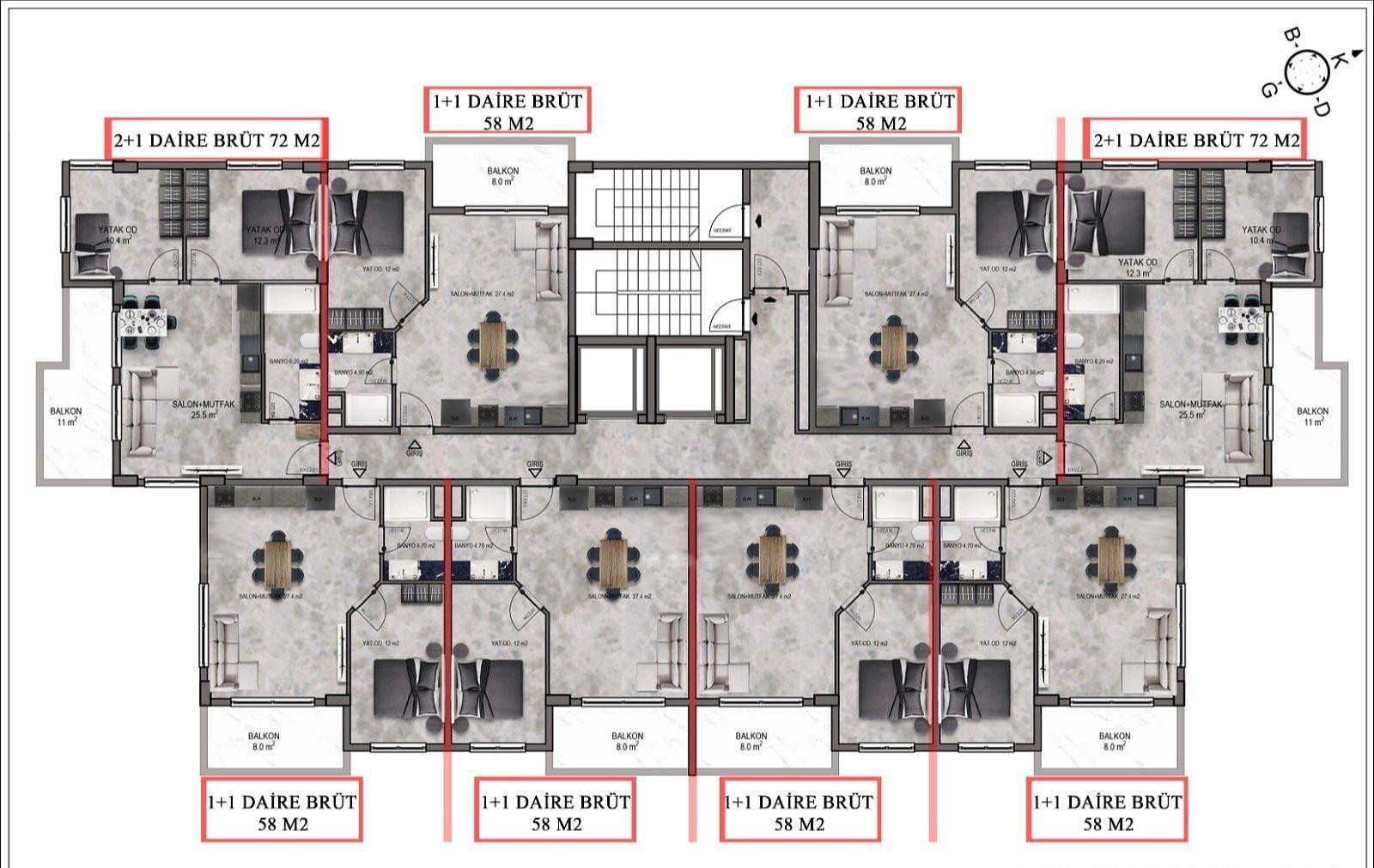 صورة مخطط الطابق 2 