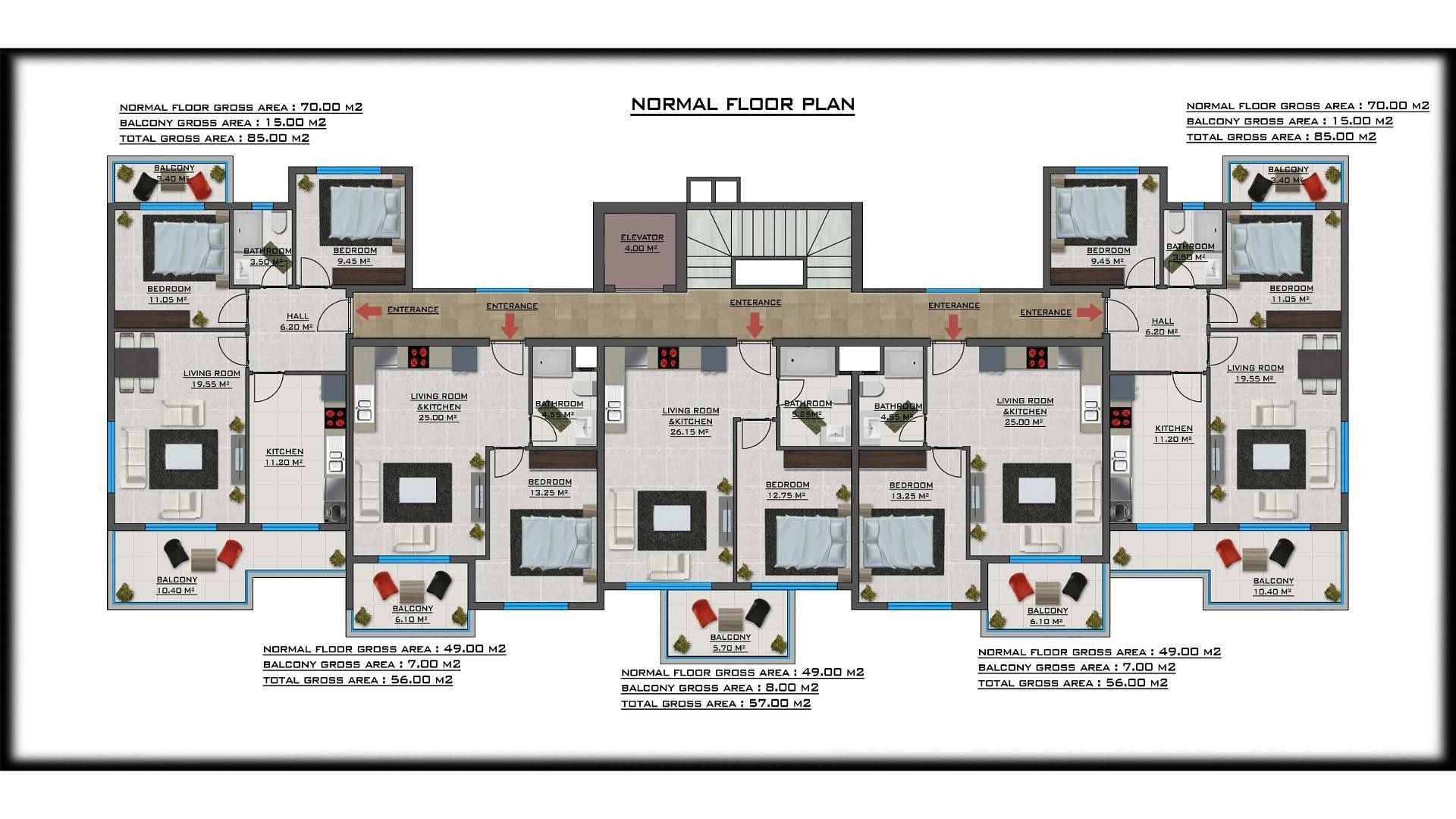 صورة مخطط الطابق 2 