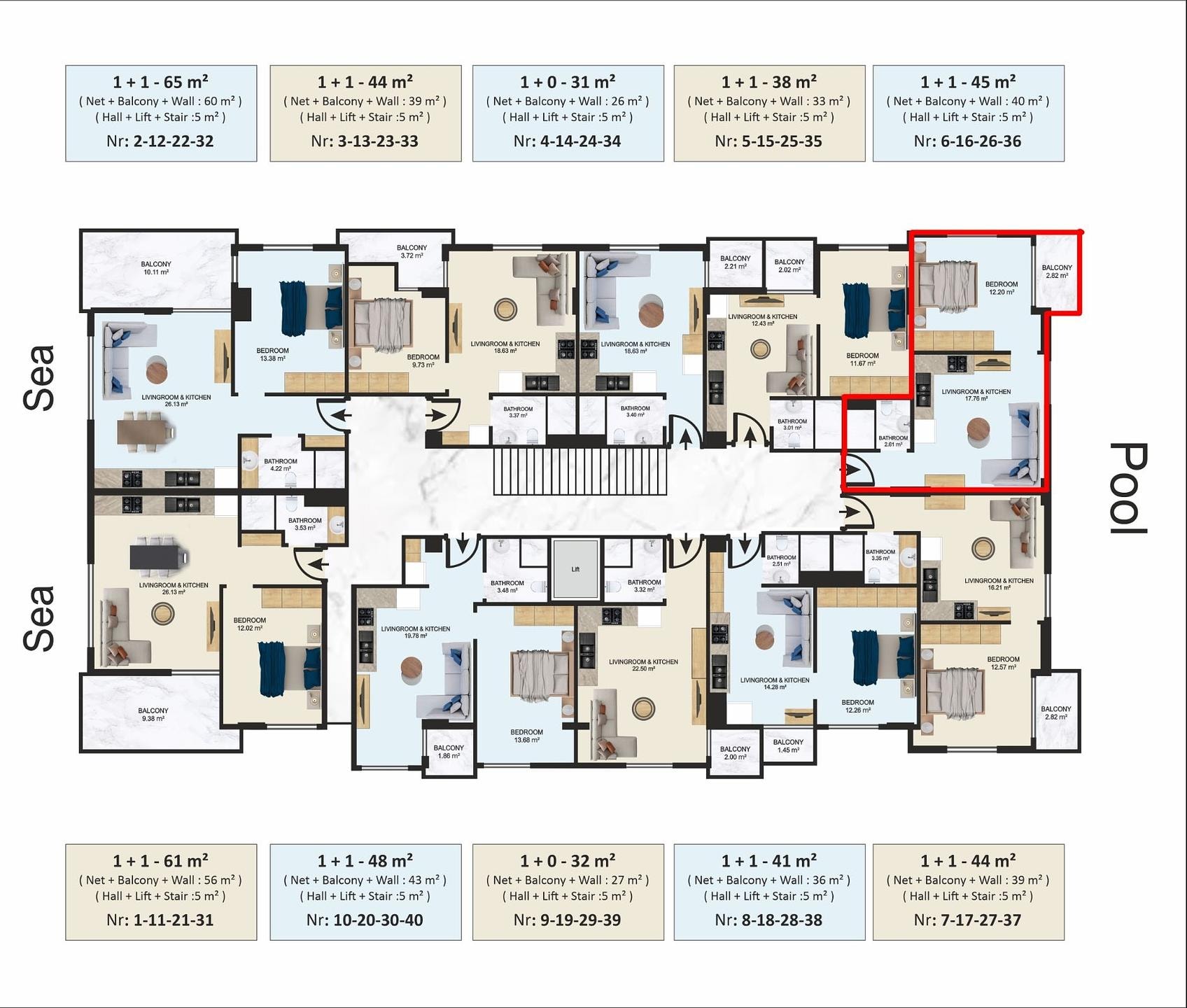 Image du plan d'étage 5
