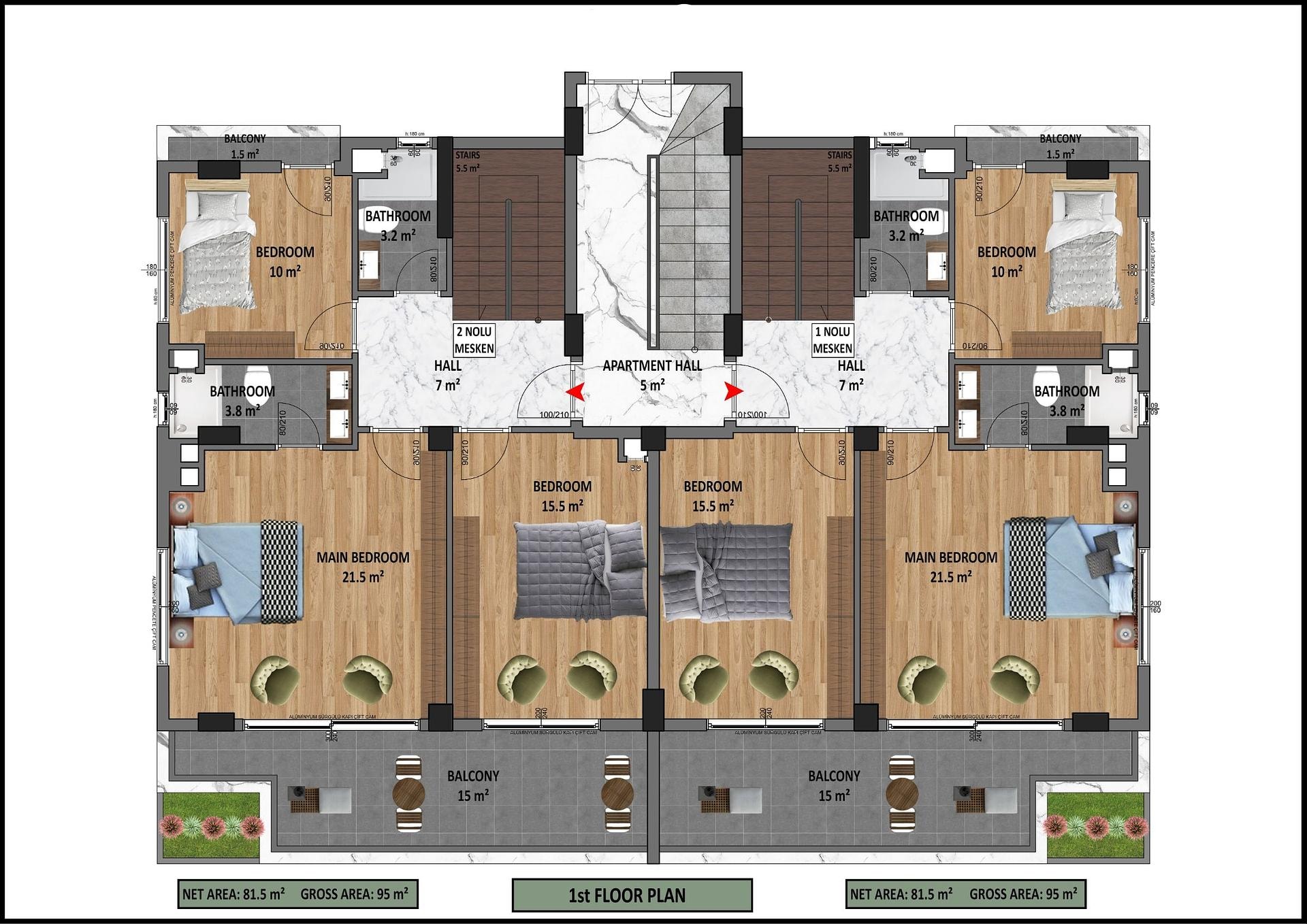 Image du plan d'étage 1
