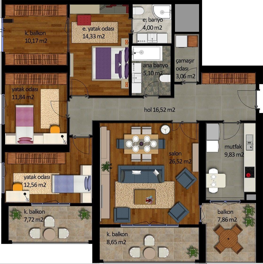 Image du plan d'étage 3