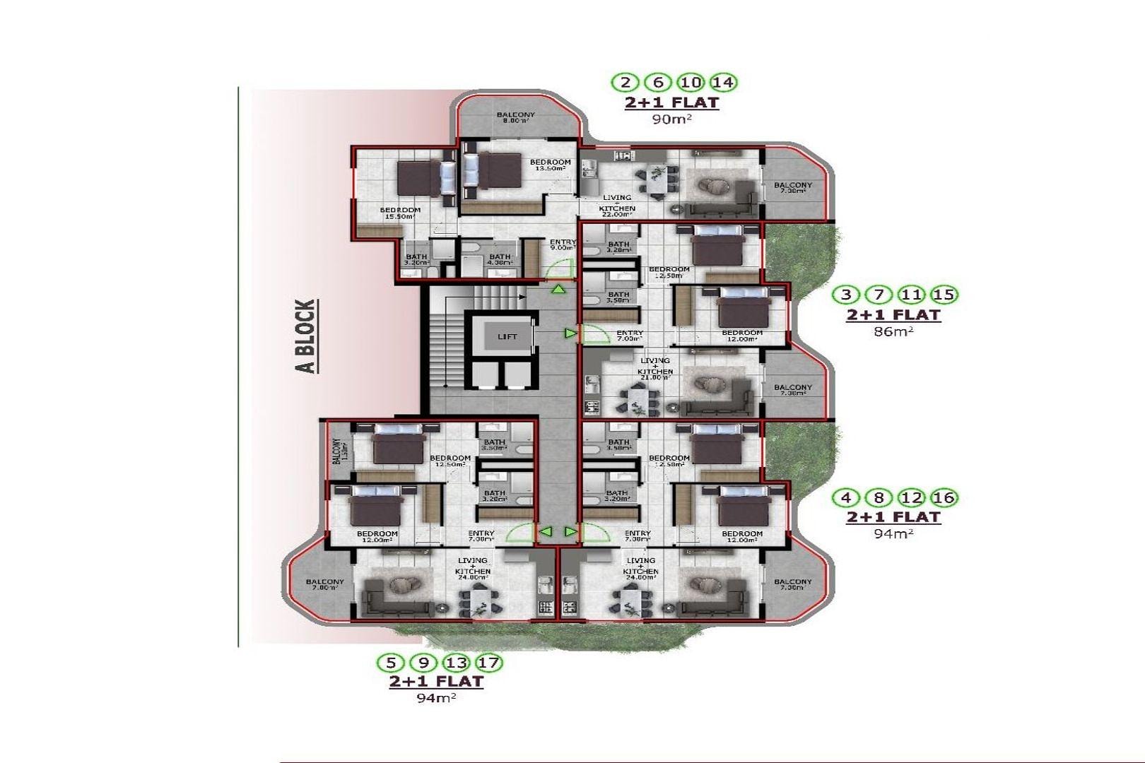 Aukšto plano vaizdas 1