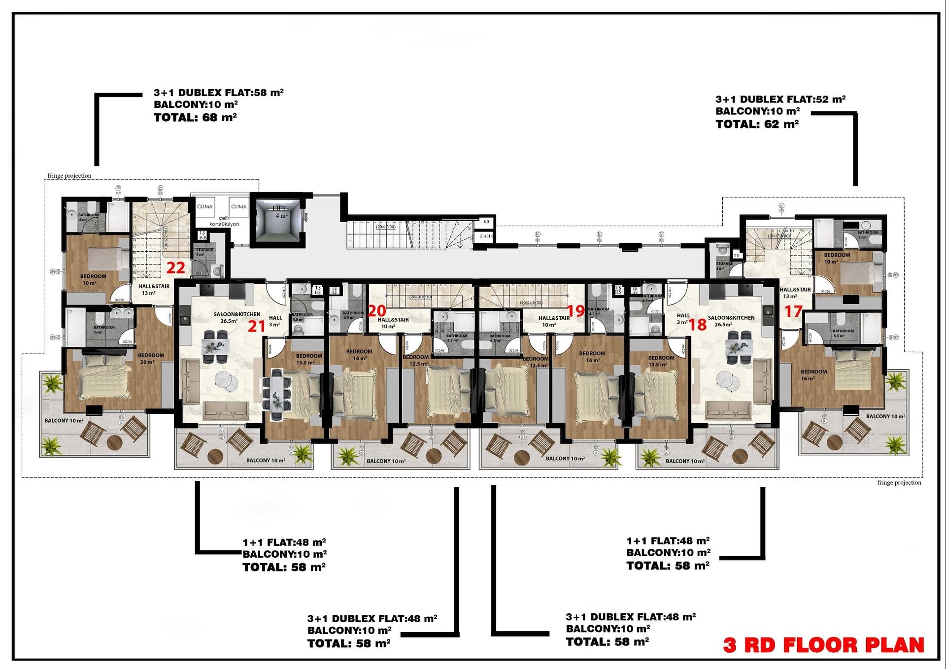 Image du plan d'étage 3