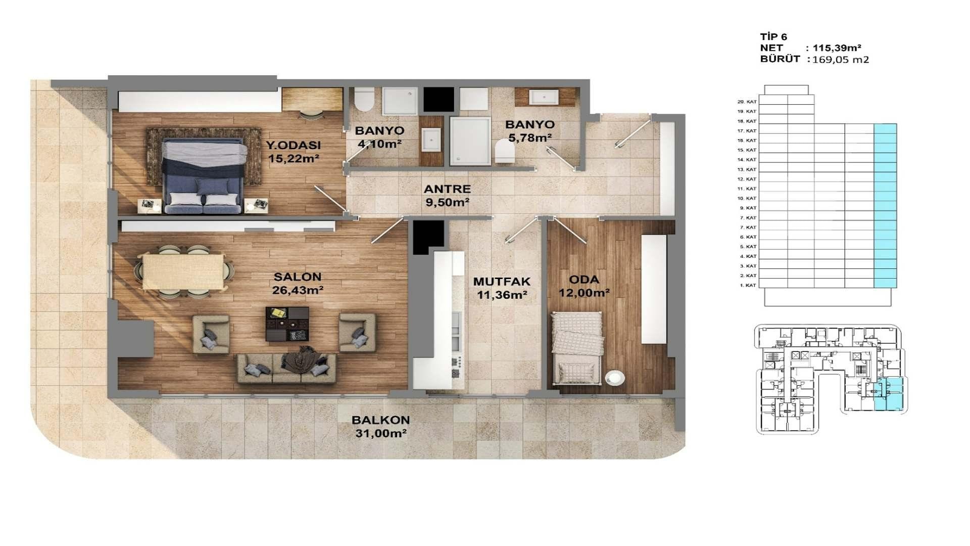 Aukšto plano vaizdas 12