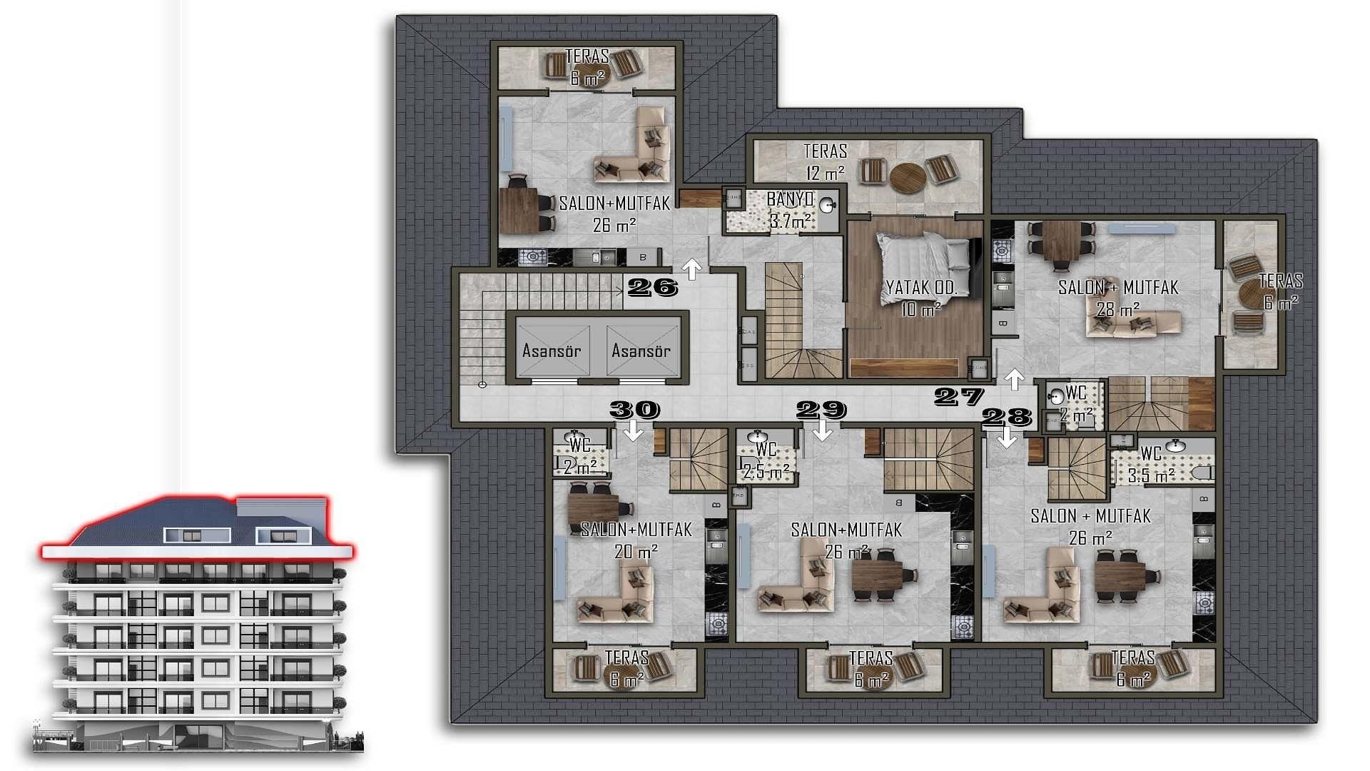 Imazhi i Planit të Katit 1