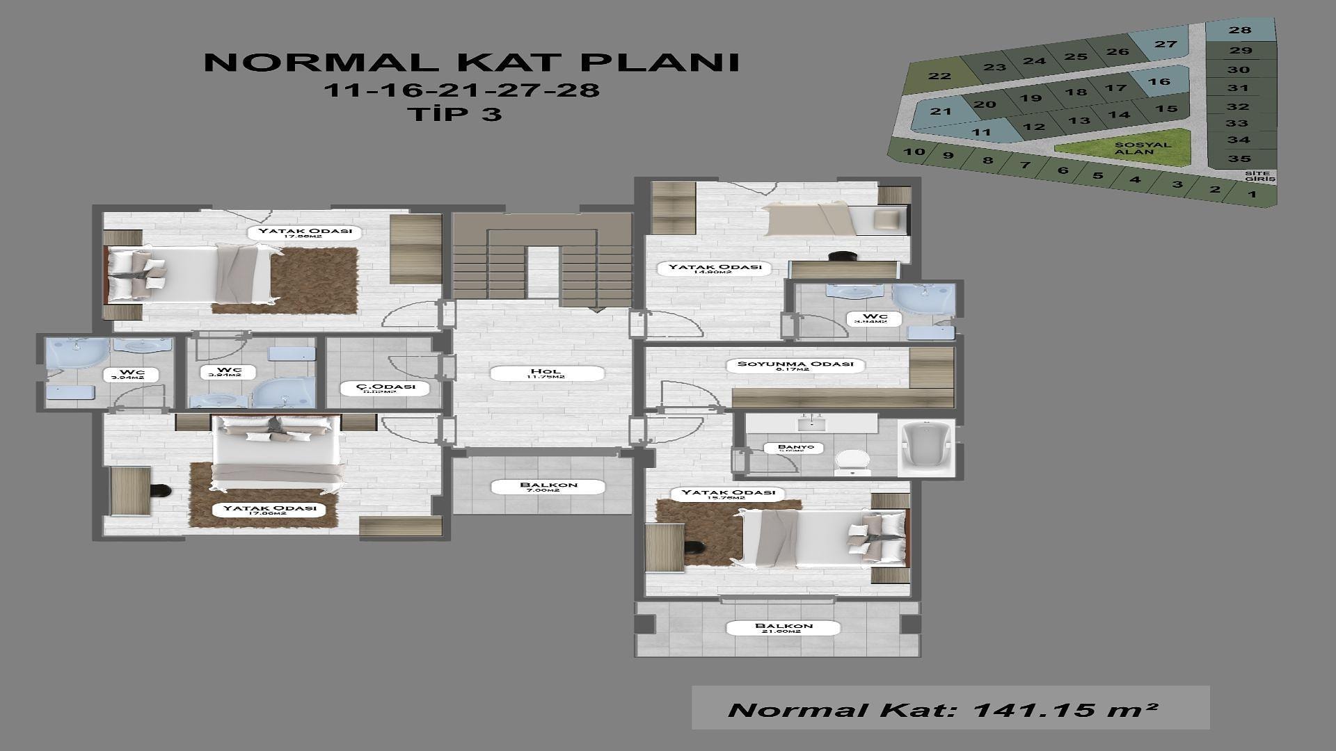 Kat Planı Resmi 3
