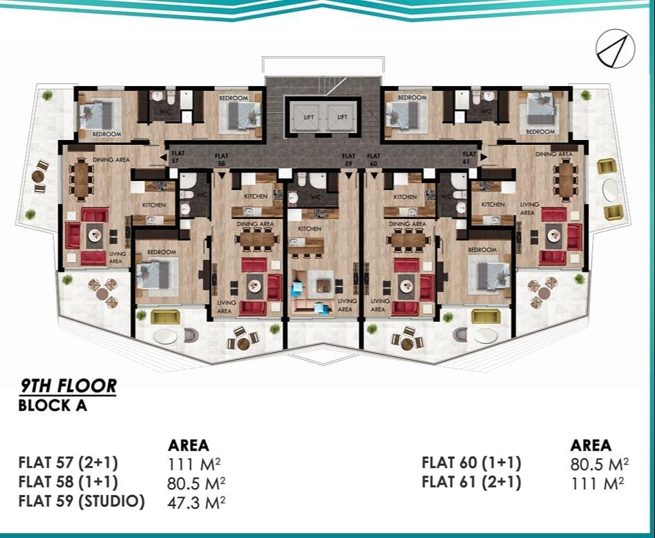 Image du plan d'étage 8