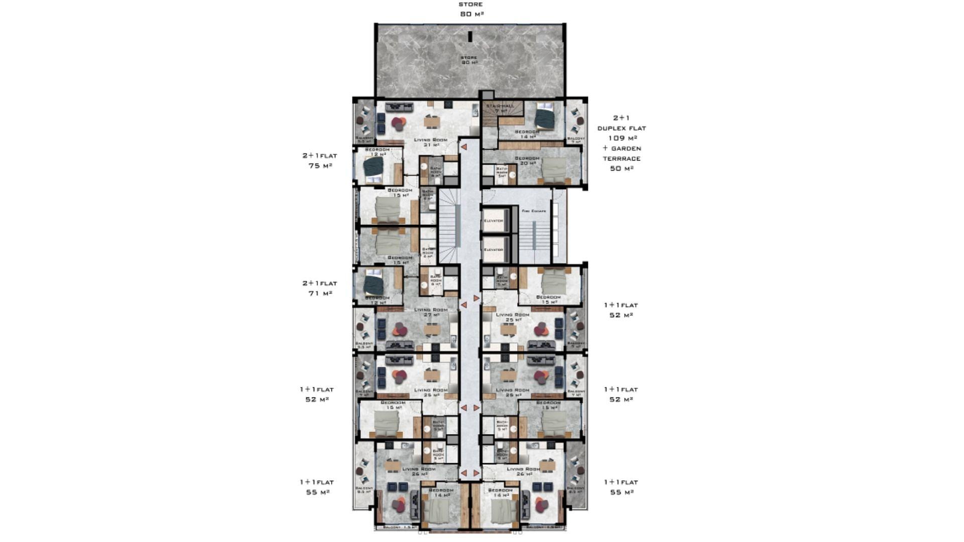 Grundrissdarstellung 6