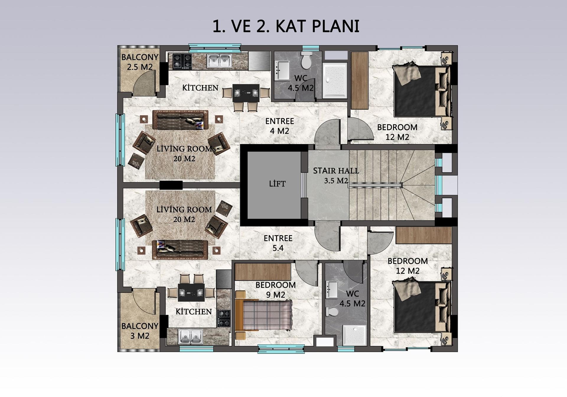 Aukšto plano vaizdas 1