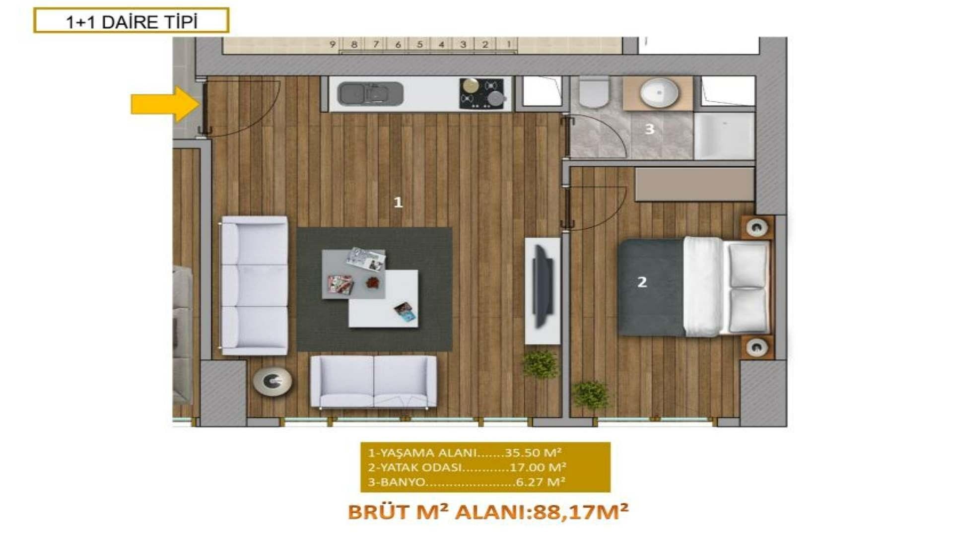 Obraz planu piętra 6