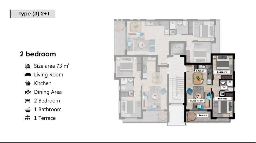 Aukšto plano vaizdas 3