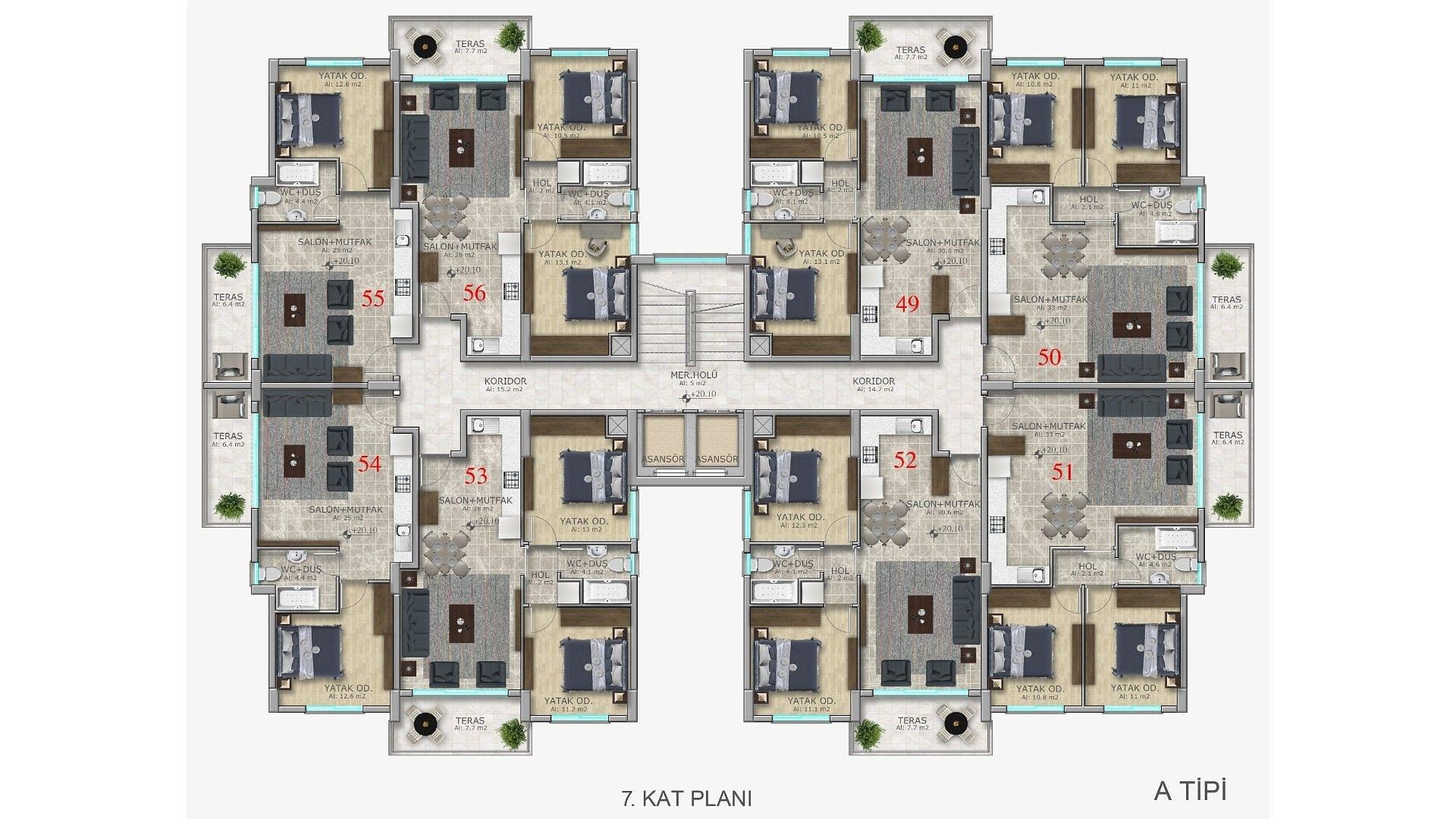 Image du plan d'étage 19