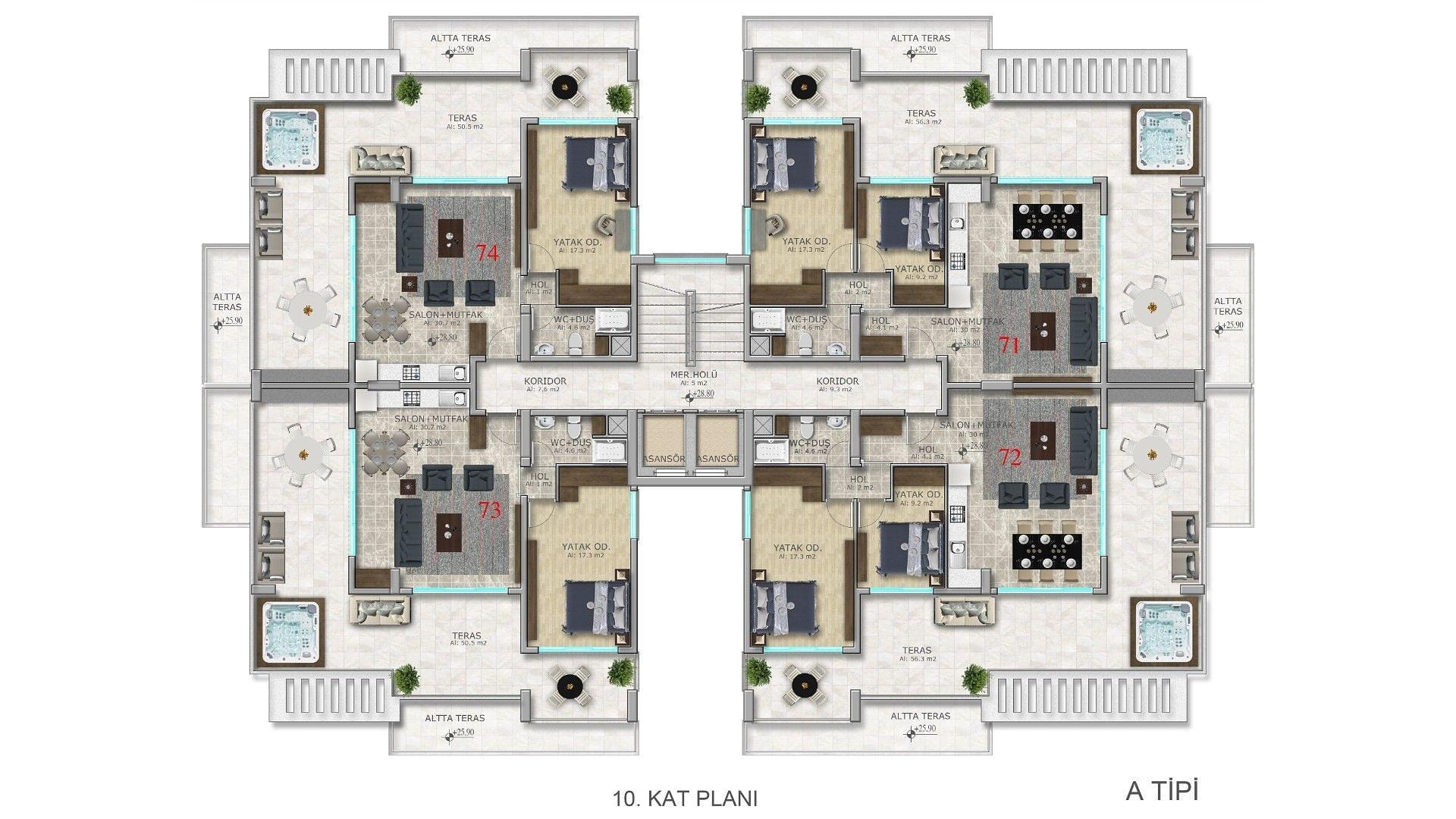 Image du plan d'étage 17