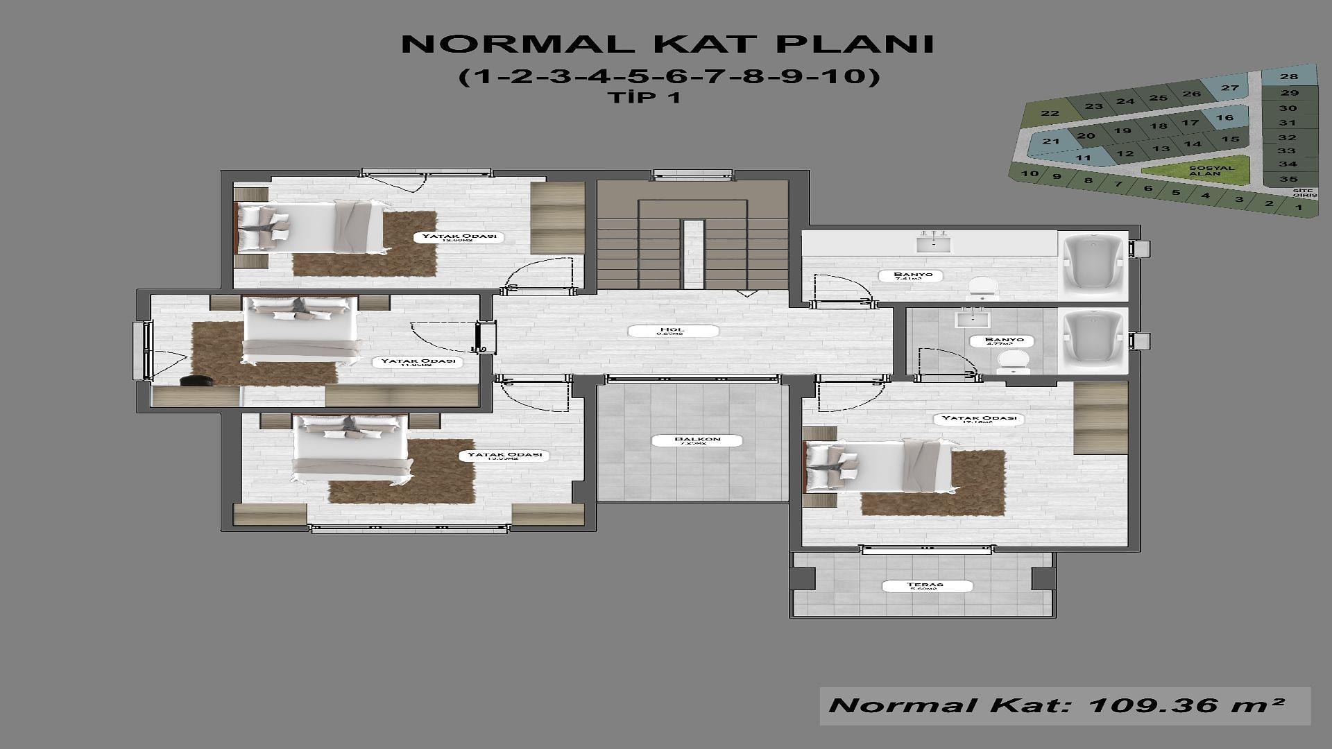 Kat Planı Resmi 2