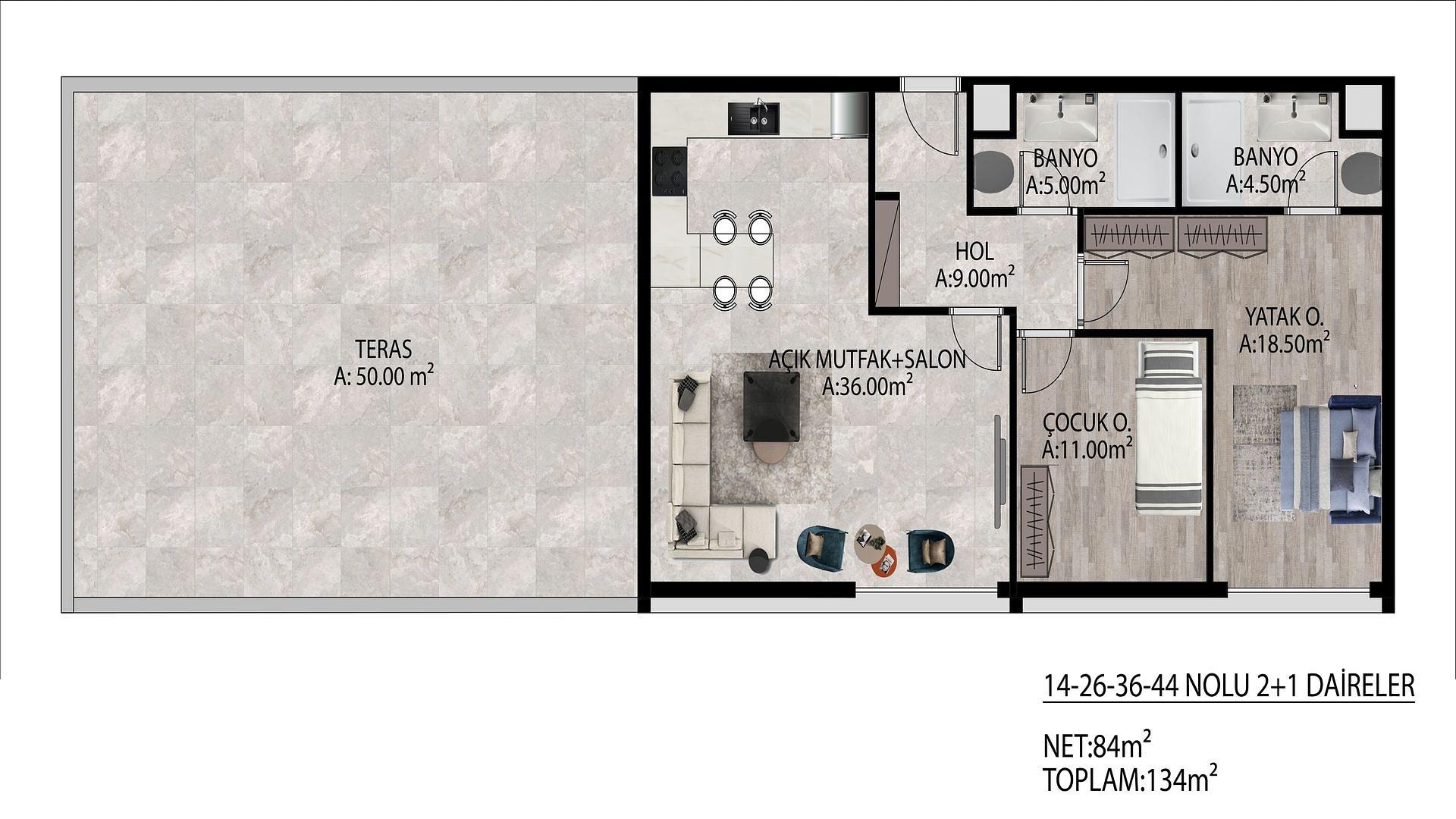 Kat Planı Resmi 1