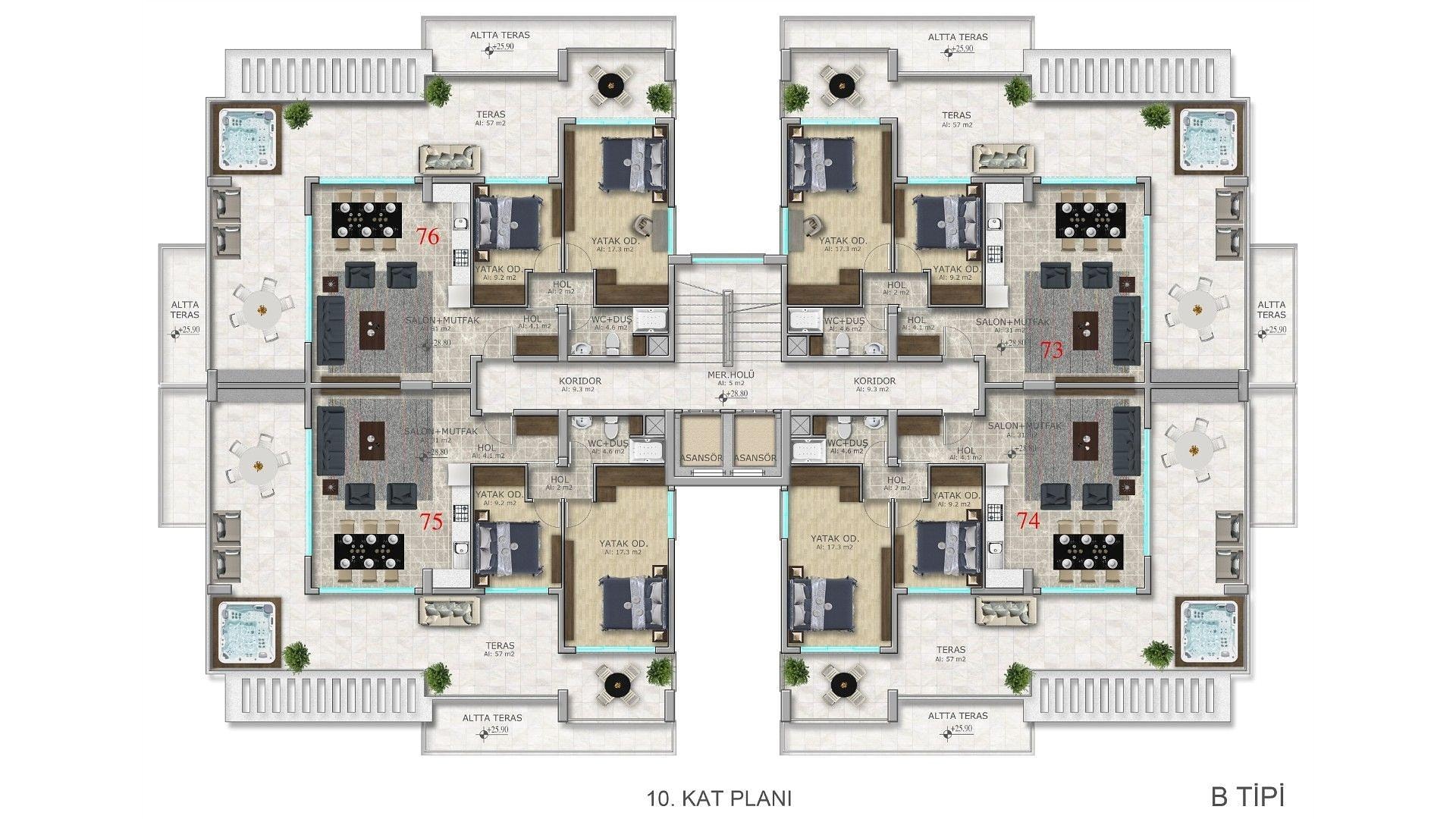 Image du plan d'étage 6