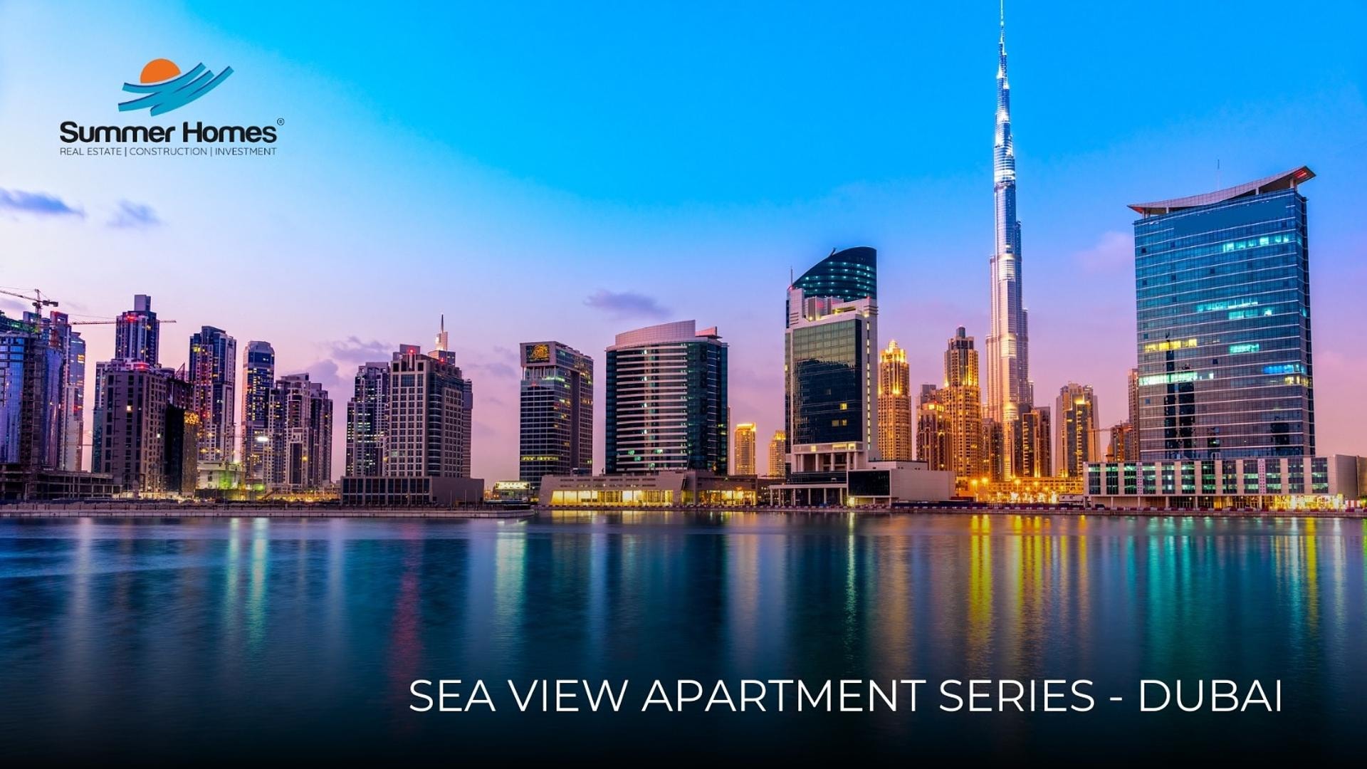 Appartementen met uitzicht op zee in Dubai