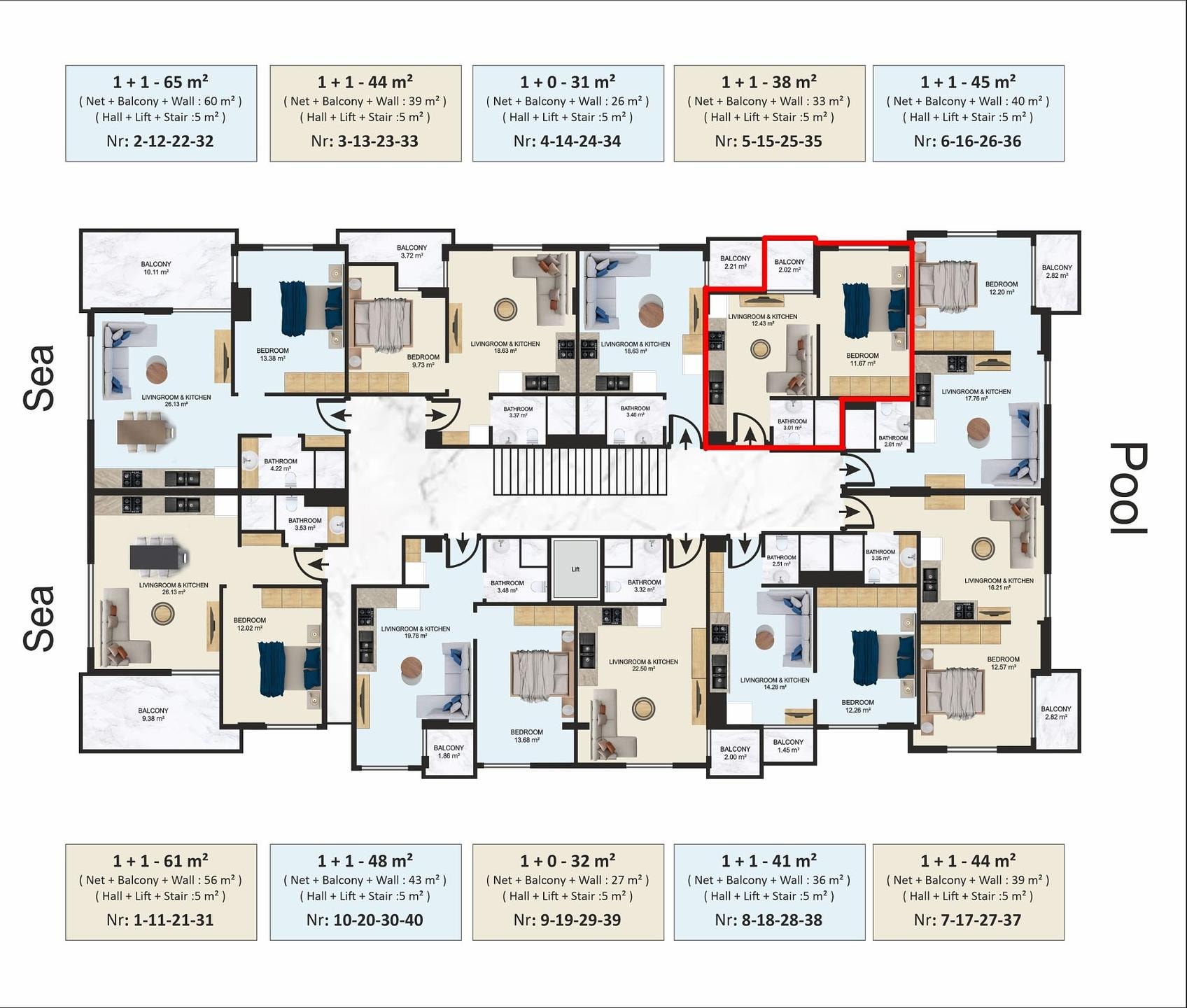 Image du plan d'étage 4