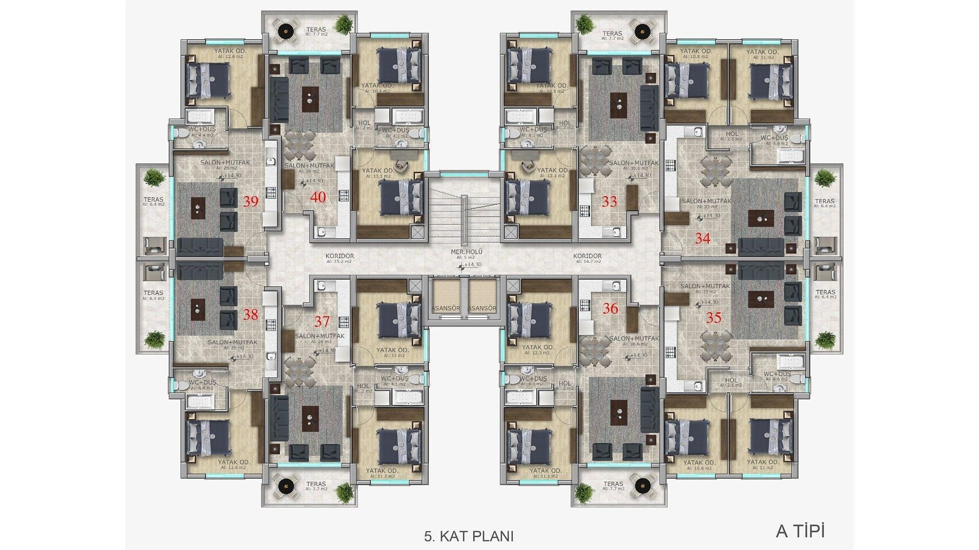 Image du plan d'étage 14