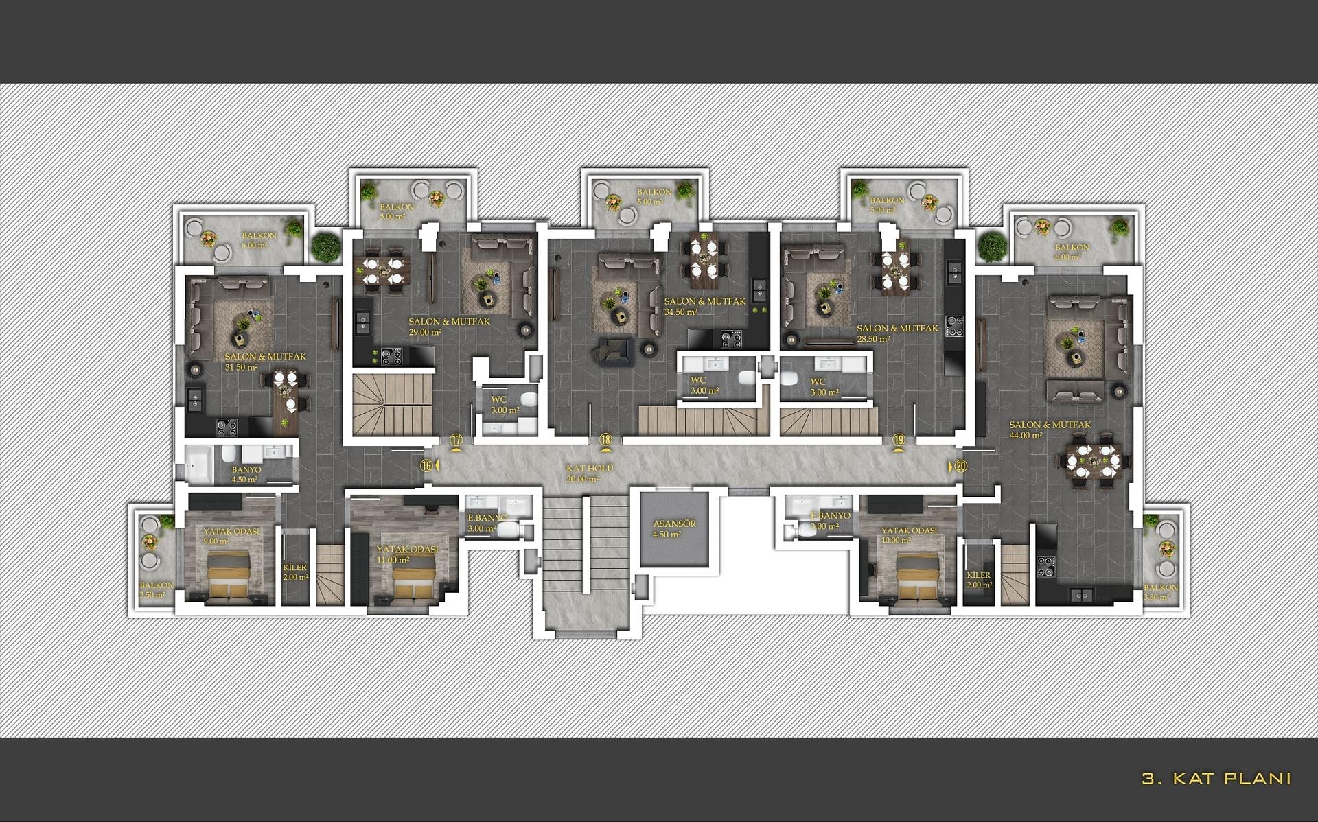Image du plan d'étage 4