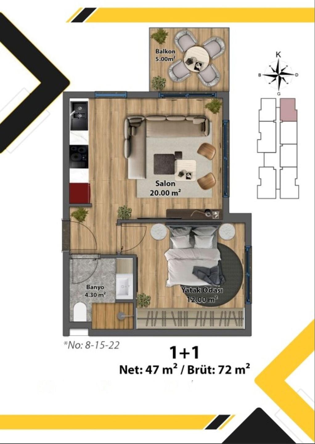 Imazhi i Planit të Katit 1