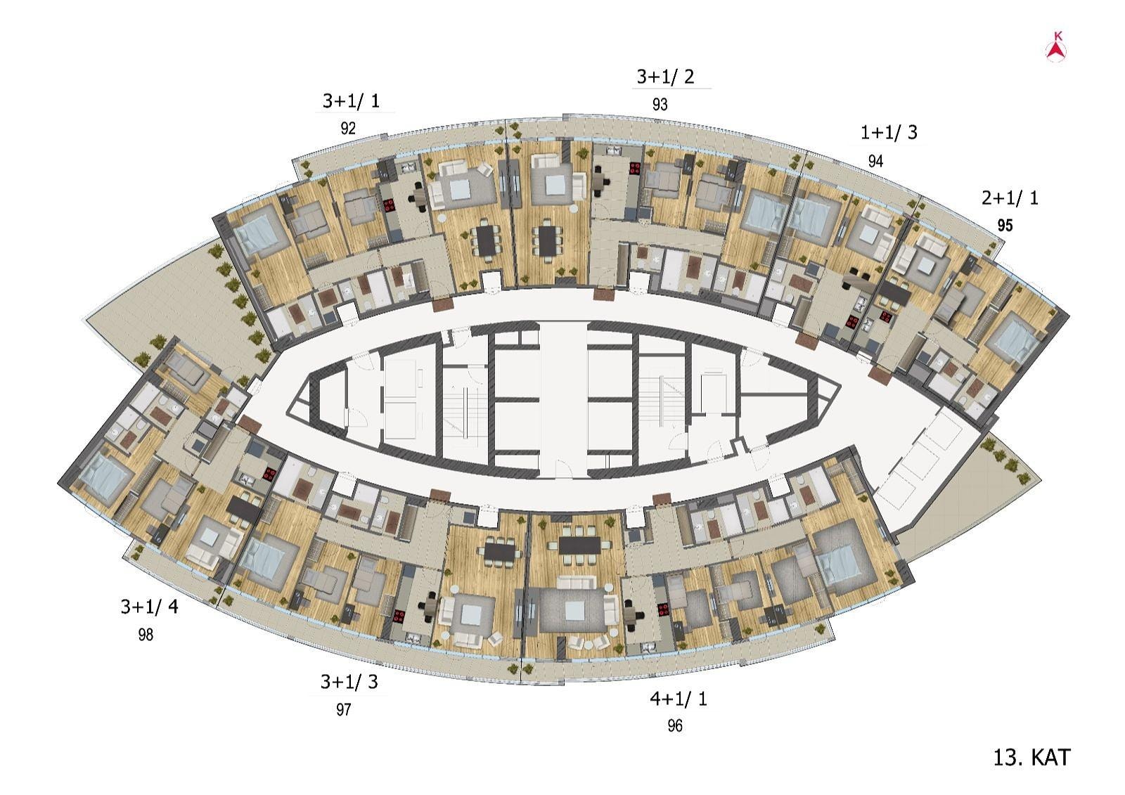 Image du plan d'étage 6