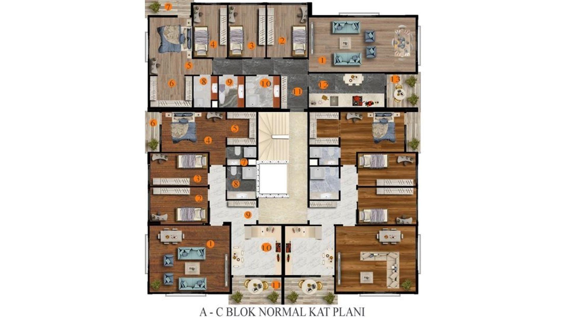 Image du plan d'étage 1