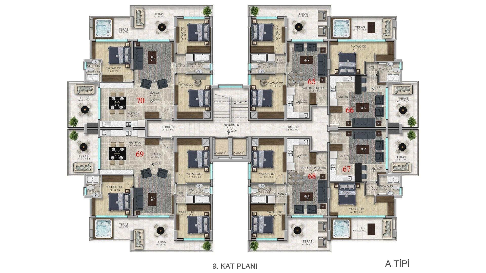 Image du plan d'étage 16