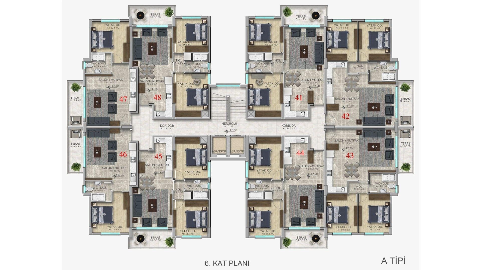 Image du plan d'étage 13