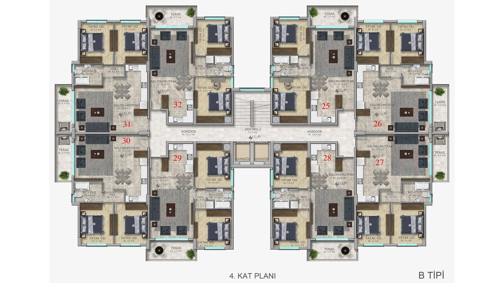 Image du plan d'étage 1