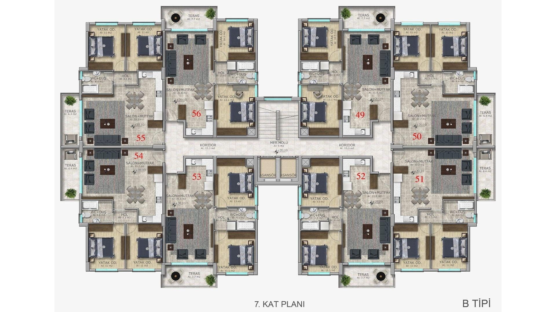 Image du plan d'étage 4