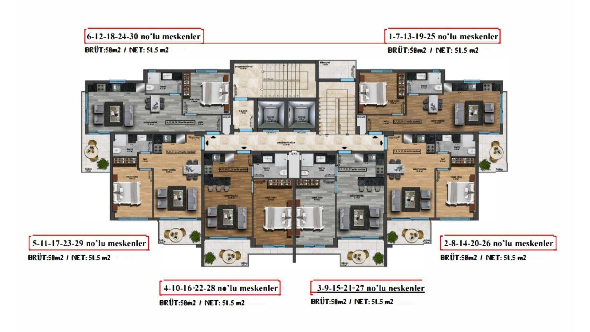 Image du plan d'étage 5
