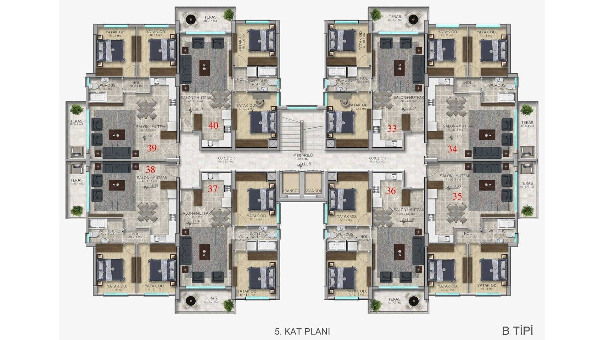 Image du plan d'étage 2