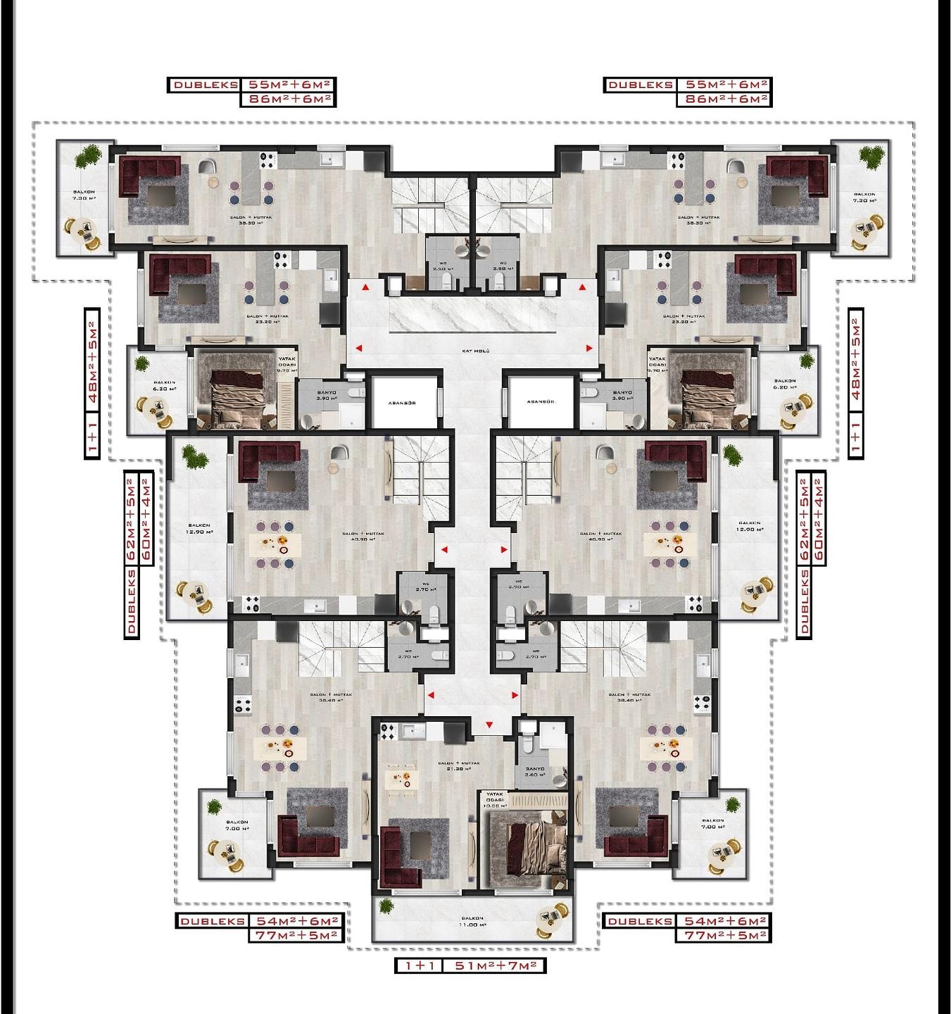 Grundrissdarstellung 6
