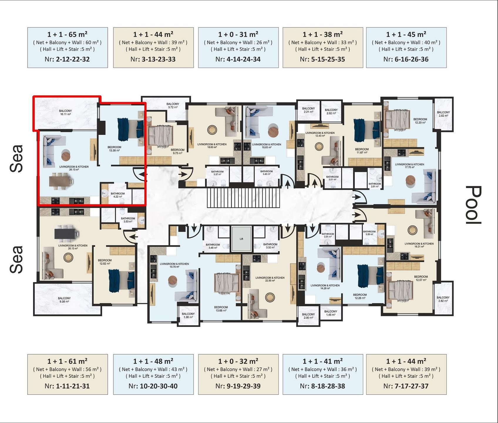 Image du plan d'étage 1
