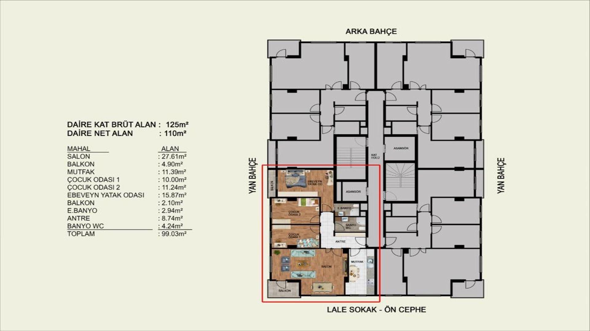 Image du plan d'étage 1
