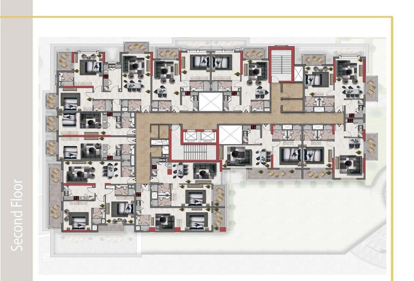 Image du plan d'étage 4
