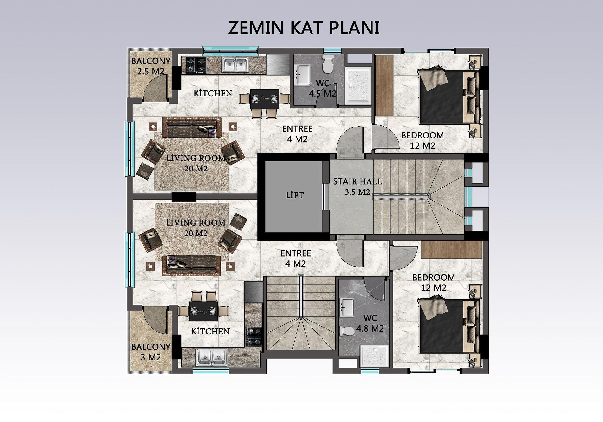 Aukšto plano vaizdas 2