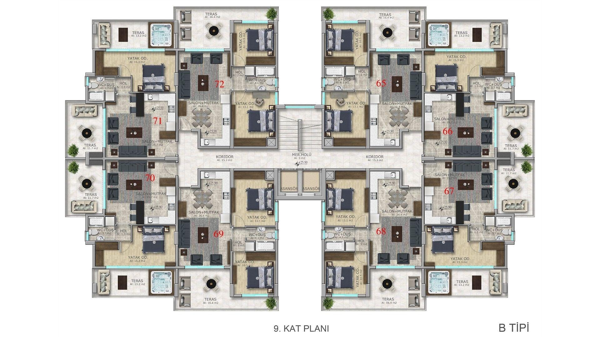 Image du plan d'étage 7